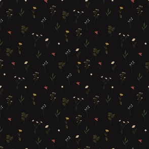 Leander Wildflowers (Black)