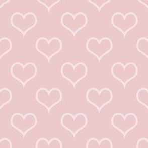Light Pink Polka Dot Hearts