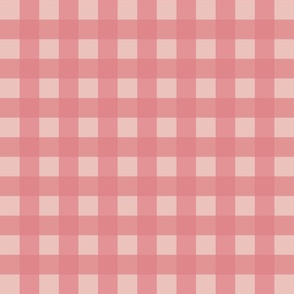 Traditional pink coral magenta gingham