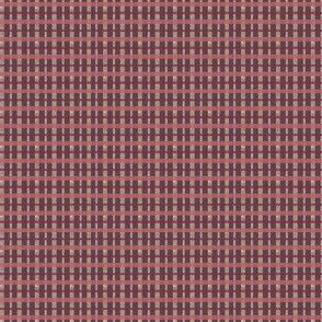Tight plaid pattern in Pink Design #091