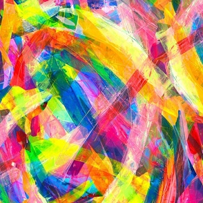 Bright Dreams // Large Scale Colorful Abstract 