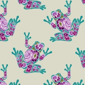 Leap Year Frogs & Florals