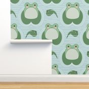 Cute Frogs and Paisley Tadpoles Leap Year Frogs