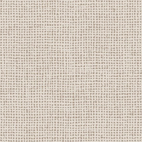 Small // Beige brown crosshatch burlap woven neutral texture
