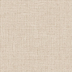 Small // Light beige latte crosshatch burlap woven neutral texture