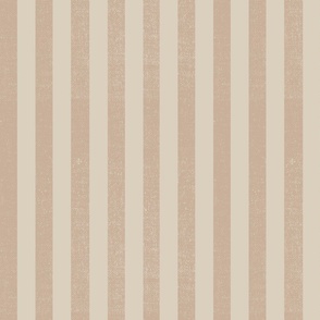 Earthy neutral stripes linen look