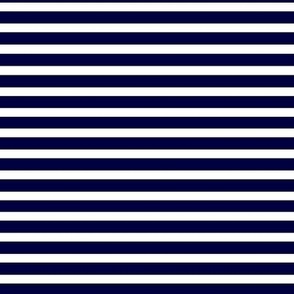 Navy and White Stripe Fabric