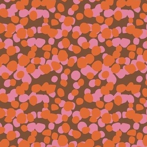 Small Chunky Confetti in Orange and Pink