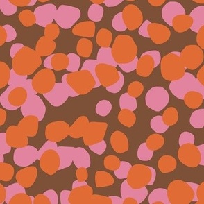 Medium Chunky Confetti in Orange Pink