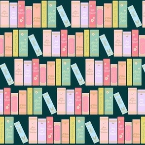 Classic Books on Teal