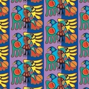 Cree Eagle Man Fish Stripes - Indigenous Design