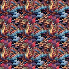 Rainbow dragons 