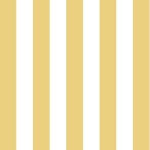 2" stripes/yellow and pure white