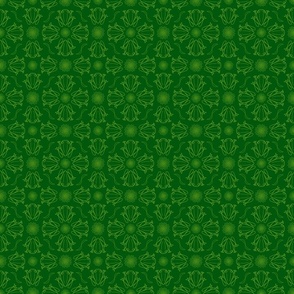 S - Hunter Green Frog Design – Dark Pine Green Geometric Art Illustration Wallpaper
