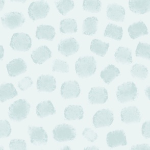 Soft Mosaic Blobs in Pale Aqua