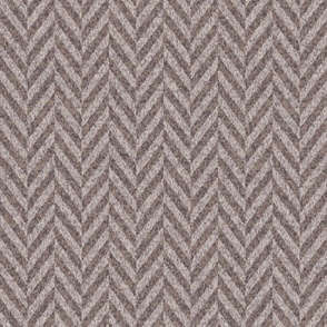 Herringbone Medium Chevron Natural Brown Mauve Textured Wallpaper 