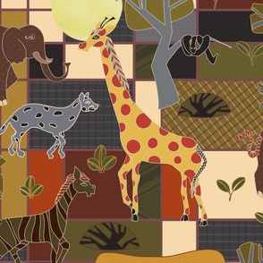 Safari Tales - Savannah with Textured Background 3