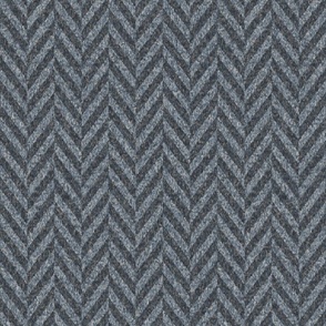 Herringbone Medium Chevron Natural Charcoal Grey Textured Wallpaper 