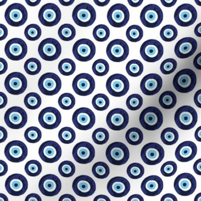 Evil Eye Pattern No. 2 | Nazar | Eyes | Mystic | Superstition | Supernatural | Blue | Magic | Amulet |