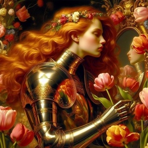 Pre Raphaelite Style Joan of Arc