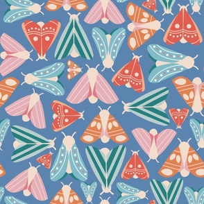 Spring Moth Pattern – Large