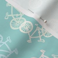 Pastel Bikes on Aqua