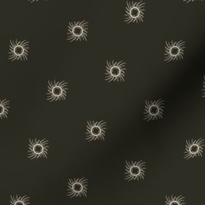 Small_Earthy Sketchiness_Sun Scatter_Dark Green