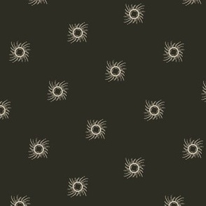 Small_Earthy Sketchiness_Sun Scatter_Dark Green