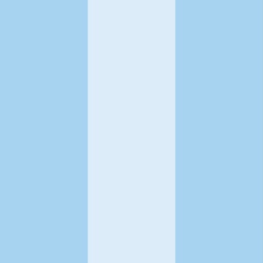 Medium-Scale broad preppy stripe in shades of blue