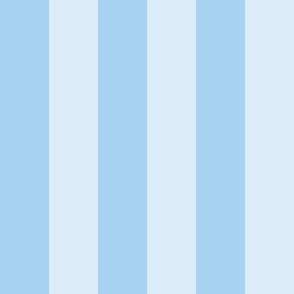 Small-Scale broad preppy stripe in shades of blue