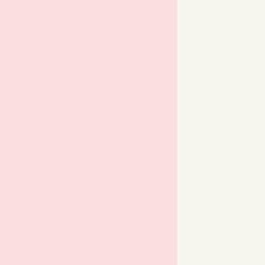 Large-Scale broad preppy stripe in colors of pink and cream