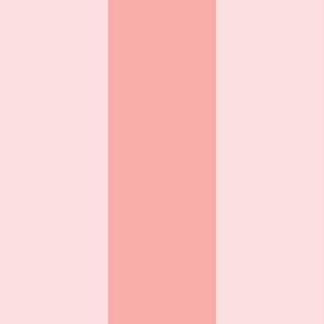 Medium-Scale broad preppy stripe in shades of pink