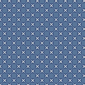 Small-Monochrome BUTTERFLIES blue grey & off-white