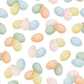 Speckled Pastel Eggs - Medium Scale