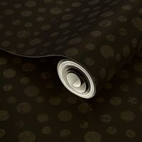 Small grey polka dots on a black background.  