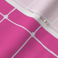 tennis net white on magenta large