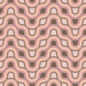 Warm Waves Minimalist Neutral Wallpaper