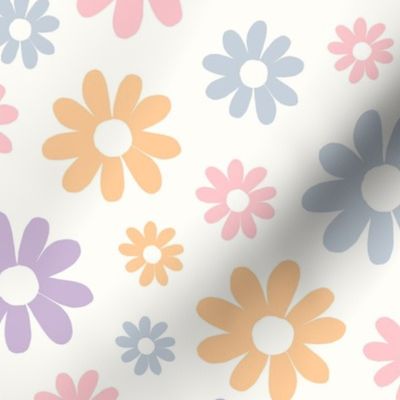 ( large ) daisy, florals, daisies, colorful