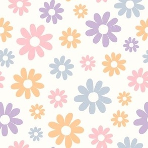 Daisy, florals, daisies , colorful