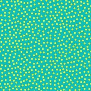 Leap Frog_ yellow/teale_ dots_small__8"