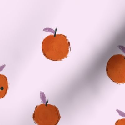 M | Cute Oranges | lilac