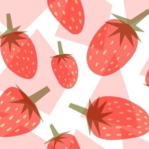 Geometrc  Strawberries 