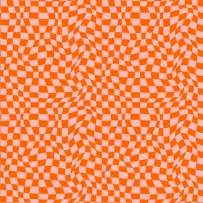 (M) Orange optical check medium scale
