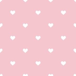 Valentine Soft Pink Hearts