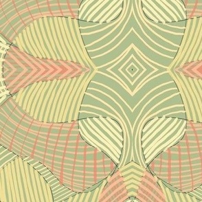 calming organic  dragonfly woven stripes