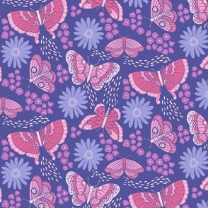 Isabella's Butterfly Garden - Purple