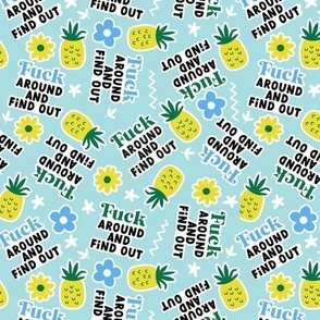 FAFO Pineapples blue