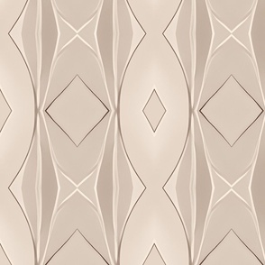  Earth Tone Geometric Diamond Shapes and Triangles