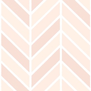 Textured Chevron in Peach