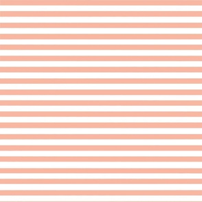 Peach Stripe 24x24